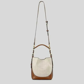 Bolsa Zafira em Couro Estruturado com Design Contemporâneo