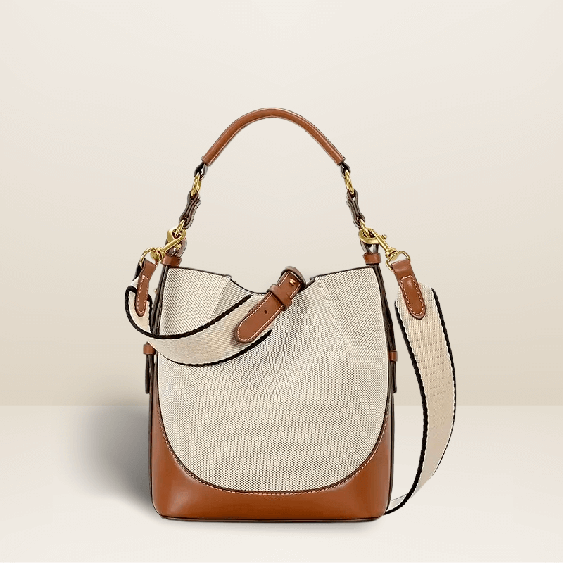 Bolsa Zafira em Couro Estruturado com Design Contemporâneo
