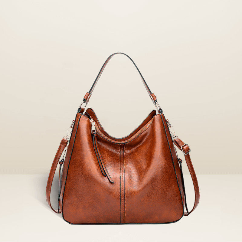 Bolsa Serena em Couro Premium de Alta Capacidade Estilo Hobo