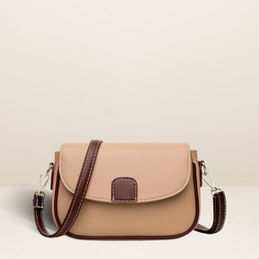 Bolsa Transversal Siena em Couro e Impermeável
