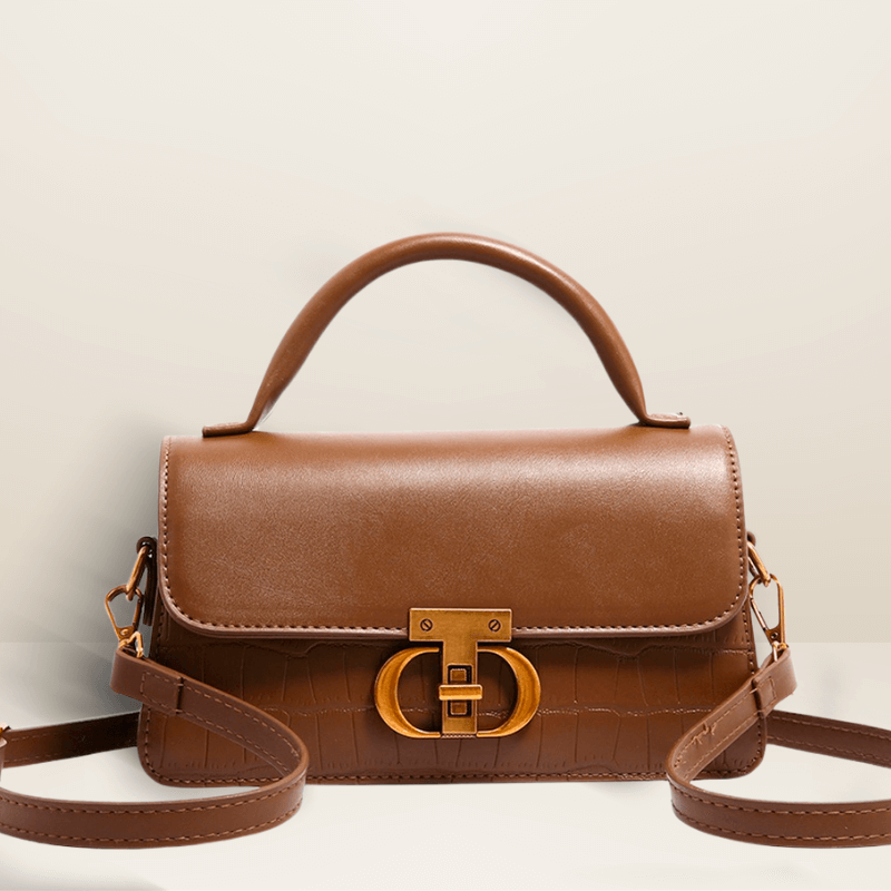 Bolsa Veneza em Couro Premium e Designer Vintage