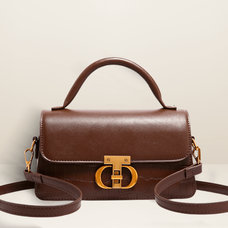 Bolsa Veneza em Couro Premium e Designer Vintage